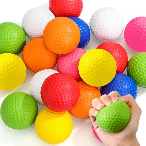 Libima Mini Golf Stress Ball السائبة رغوة ممارسة كرات الإجهاد الإغاثة الرياضة الكرة التدريب للجولف حفلة عيد ميلاد تفضل كرنفال الفصول الدراسية مكافأة في الأماكن المغلقة في الهواء الطلق in Saudi Arabia