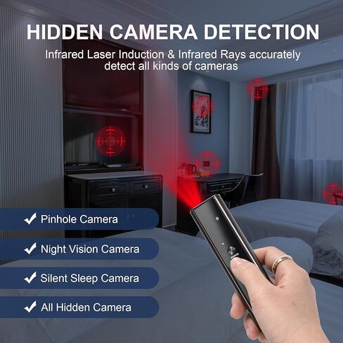 كاشف كاميرات مخفي ، كاشف الكاميرا لمكشوف الكاميرا لسيارة فندق السفر in Kuwait