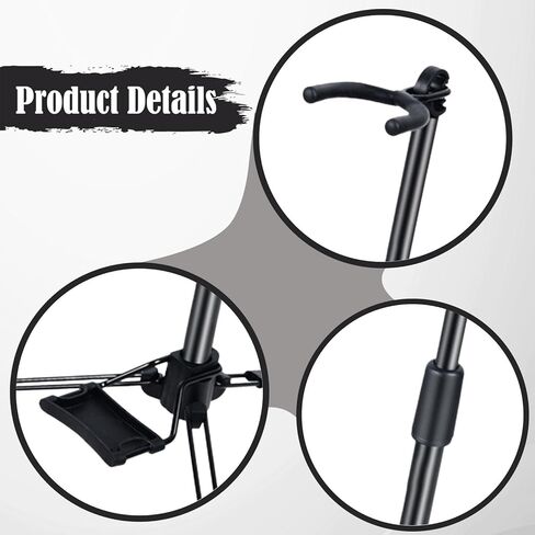 Digital Wind Instrument Holder Height Adjustable Protection Aerophone Tripod Stand Foldable Rack for Saxophone Stage Playing , Style B in Saudi Arabia