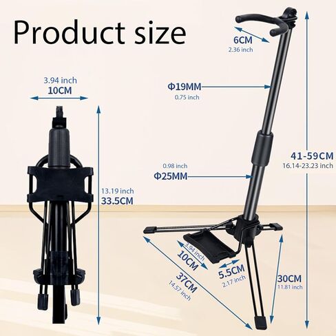 Digital Wind Instrument Holder Height Adjustable Protection Aerophone Tripod Stand Foldable Rack for Saxophone Stage Playing , Style B in Saudi Arabia