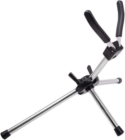 Foldable Soprano Saxophone Stand Portable Sax Metal Floor Stand Holder with Carry Bag in Saudi Arabia