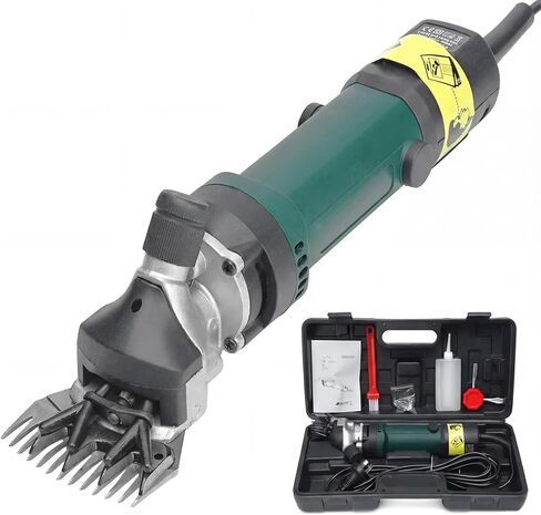 مقصات الأغنام iproods، ماكينة قص الأغنام الكهربائية الاحترافية بقدرة 750 وات مع 6 سرعات، مجموعة أدوات قص الماشية في المزرعة مناسبة للحيوانات ذات المعطف السميك مثل الأغنام والألبكة والماعز (تأتي مع شفرات احتياطية) in Kuwait