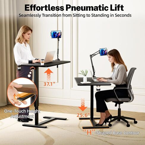 Adjustable Overbed Bedside Table with Wheels(31.2" W), Hospital Bed Table Over The Bed, Mobile Standing Desk Rolling Computer Cart, Laptop Desk with Cup Holder, Phone & Tablet Holder in Saudi Arabia