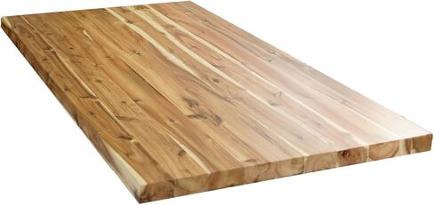 BingLTD - 42" L x 30" Rectangular Acacia Butcher Block Standard Countertop with Edge Grain (CT4230-AC-CC) in Kuwait