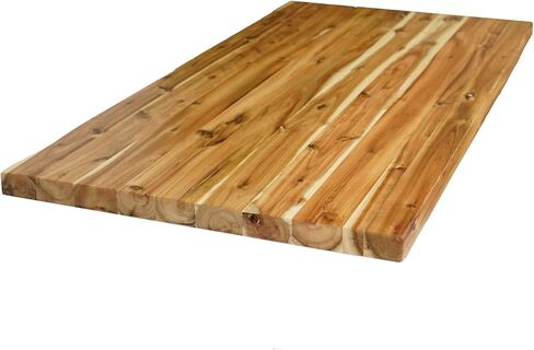 BingLTD - 42" L x 30" Rectangular Acacia Butcher Block Standard Countertop with Edge Grain (CT4230-AC-CC) in Kuwait