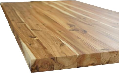 BingLTD - 42" L x 30" Rectangular Acacia Butcher Block Standard Countertop with Edge Grain (CT4230-AC-CC) in Kuwait