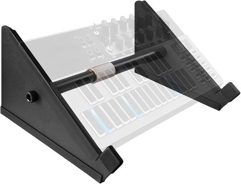 Desktop Stand Adjustable Length from 10.6" – 18.5" for Sampler/Synth/MIDI Controller/Drum Machine, Easy to adjust size and install for use. (big) in Saudi Arabia