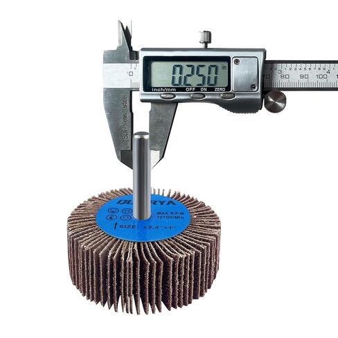 20 Pcs Flap Wheel 1/4 Shank Set, 60/80/120/240 Grit Flap Wheels for Drill & Die Grinder, Aluminum Oxide Flap Wheel Sander, Sanding Wheel for Metal Wood in Saudi Arabia