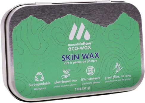 mountainFLOW eco-Wax Skin Wax (Rub-On), Plant-Based + Biodegradable, Prevents Icing, Great Glide (1-Pack) in Saudi Arabia
