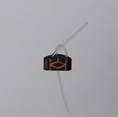 Rosette Diamond Secure Classical Guitar String Ties/New Gold Inlay/Black Bridge Beads in Saudi Arabia