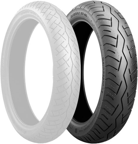 Bridgestone Pneu Battlax BT46 Blackwall Size 110/80-18 in Saudi Arabia