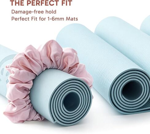 ربطة عنق بساط اليوجا، لحزام سجادة اليوجا، ربطة عنق متينة وقابلة للتمدد لجميع الحصائر القياسية، مثالية لممارسة اليوجا وعشاق اللياقة البدنية (الحصيرة غير متضمنة) in Kuwait