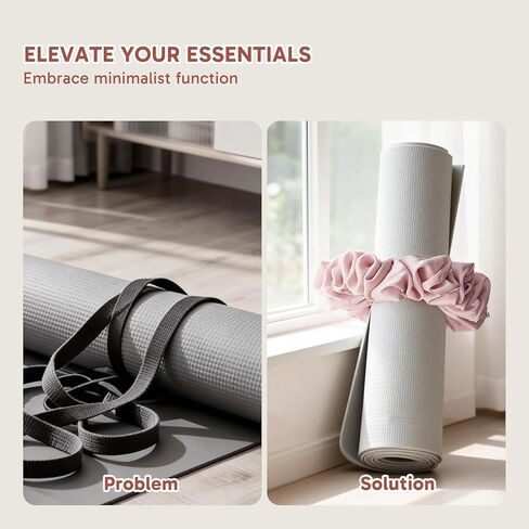 ربطة عنق بساط اليوجا، لحزام سجادة اليوجا، ربطة عنق متينة وقابلة للتمدد لجميع الحصائر القياسية، مثالية لممارسة اليوجا وعشاق اللياقة البدنية (الحصيرة غير متضمنة) in Kuwait