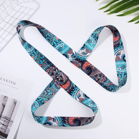 Adjustable Yoga Mat Carry Strap Multicolor Fitness Sling for Sports Equipment in Saudi Arabia
