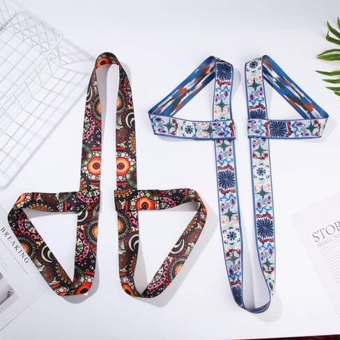 Adjustable Yoga Mat Carry Strap Multicolor Fitness Sling for Sports Equipment in Saudi Arabia