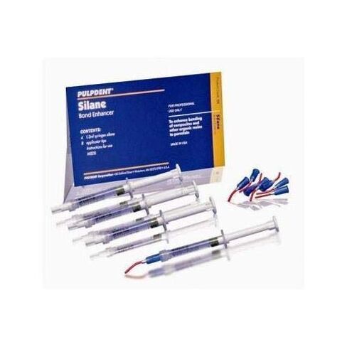 Pulpdent SIL Porcelaine Silane Bond Enhancer Dental Syringe Kit 1.2mL 4/Bx in Saudi Arabia