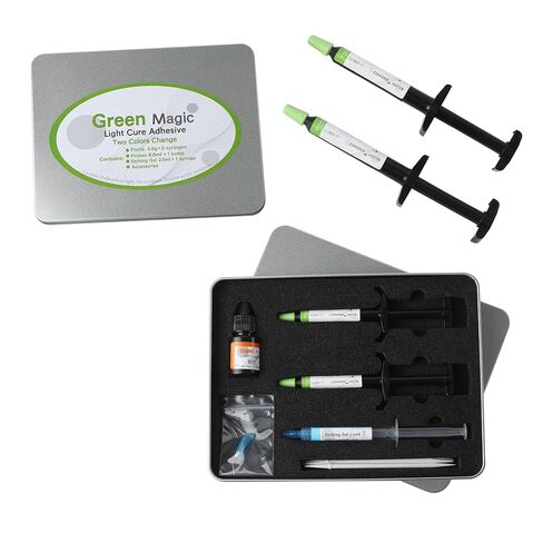 1Box Light-Cure Adhesive Plus Green Orthodontic Glue for Brackets and Buccal Tubes Bonding System CE in Saudi Arabia