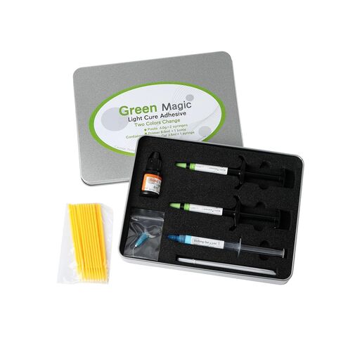 1Box Light-Cure Adhesive Plus Green Orthodontic Glue for Brackets and Buccal Tubes Bonding System CE in Saudi Arabia