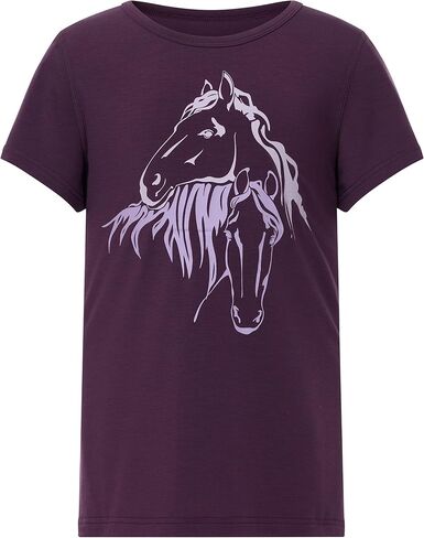 Kerrits Kids Equine Embrace Tee – Fun, Cute Equestrian Graphic T-Shirt for Young Riders, Great for Summer Riding Camp in Saudi Arabia