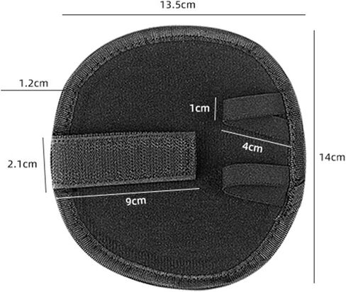 Baseball Hand Back Pad - Polyester Batting Hand Protector for Training & Games (14cm x 13.5cm / 5.5" x 5.3") in Saudi Arabia