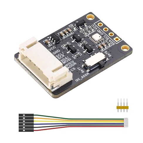 BME688 Environmental Sensor, AI-Enhanced, Monitors Temperature, Humidity, Pressure & Gas, I2C/SPI, 3.3V/5V Compatible for Raspberry Pi, Arduino, ESP32 with AI Function in Kuwait