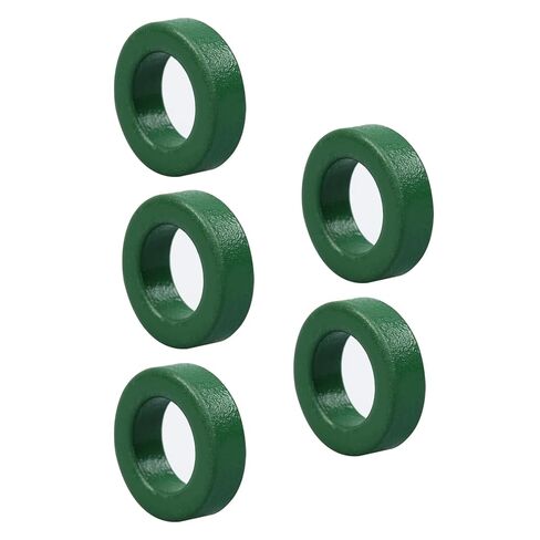 Toroidal Ferrite Cores Compatible with FT-82-43 Ferrite Toroidal Cores (Pack of 5) | Reduces RFI EMI RF HF Line Suppression and Signal Loss in Power Transformers in Saudi Arabia