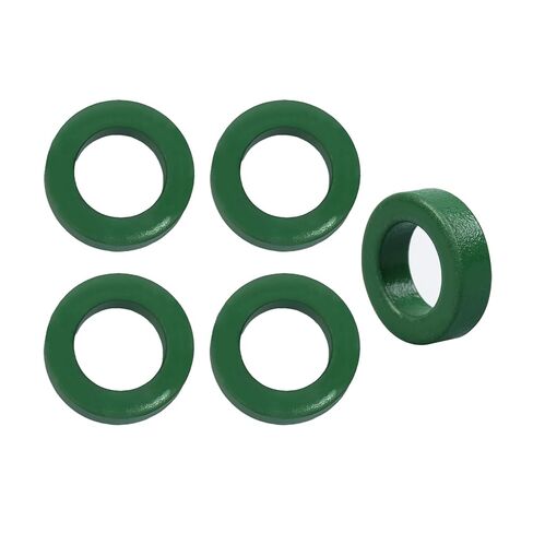 Toroidal Ferrite Cores Compatible with FT-82-43 Ferrite Toroidal Cores (Pack of 5) | Reduces RFI EMI RF HF Line Suppression and Signal Loss in Power Transformers in Saudi Arabia