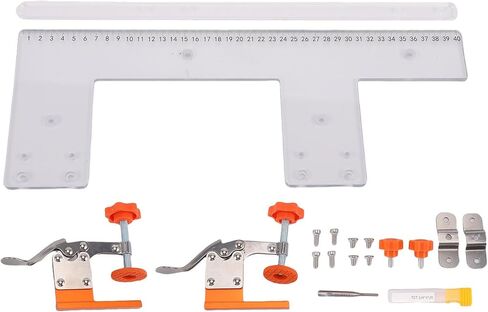3mm Grooving Straight Cutter Carbide Kit, Spring Clamp Design, PC Slotting Template For Wardrobe, 2 Quick Clamps, Professional Quality Groove Tool for Drawer in Saudi Arabia