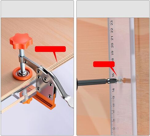 3mm Grooving Straight Cutter Carbide Kit, Spring Clamp Design, PC Slotting Template For Wardrobe, 2 Quick Clamps, Professional Quality Groove Tool for Drawer in Saudi Arabia