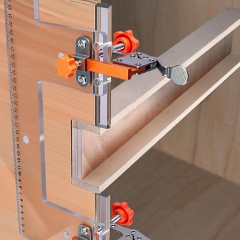 3mm Grooving Straight Cutter Carbide Kit, Spring Clamp Design, PC Slotting Template For Wardrobe, 2 Quick Clamps, Professional Quality Groove Tool for Drawer in Saudi Arabia