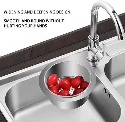 سلة فلتر حوض المطبخ العامة سلة فلتر حوض الفولاذ المقاوم للصدأ معلقة وسلة فلتر عمودية يمكن استخدامها لتصفية حوض المطبخ وتنظيف نفايات الطعام والخضروات والفواكه (A*1) in Kuwait