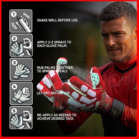 EAGLES Football Glove Grip Spray, Restores Stickiness to Your Gloves - Goalkeeper Glove Grip Spray - Goalie Accessories Boosts Stickiness and Performance of Soccer Goalie Gloves in Saudi Arabia