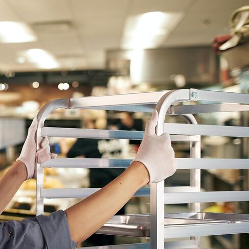 رف مخبوزات CURTA ذو 20 طبقة للخدمة الشاقة بعجلات 5 بوصات، معتمد من NSF، عالي التحمل، 26 بوصة عمق × 20 بوصة عرض × 69 بوصة ارتفاع، تخزين للصفائح النصف والكاملة in Kuwait