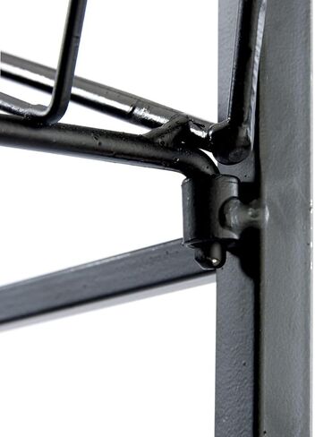 Displays2go BR5GSH24BK Rolling Baker's Display Rack with Five Angled Shelves in Kuwait