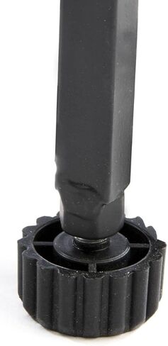 Displays2go BR5GSH24BK Rolling Baker's Display Rack with Five Angled Shelves in Kuwait