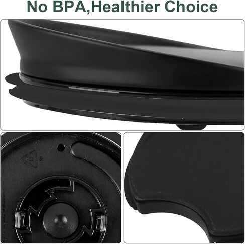 2PCS Black replacement lid compatible with Starbucks 10oz 12oz 16oz cups in Saudi Arabia