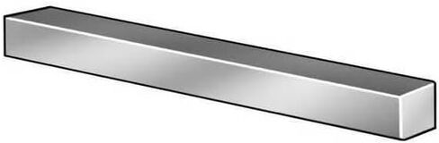 Oversized Key Stock, 12 in L, 3/16 in W, 1/4 in H, Carbon Steel, Mfr: WWG360187025012-A in Kuwait