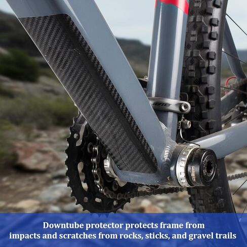 Bicycle Chainstay Protector Decal, Bike Frame Protection Tape Bike Chain Guard Tape Black Bicycle Chain Protector Sticker Bicycles Paint Protection Stickers Scratches and Impacts in Saudi Arabia