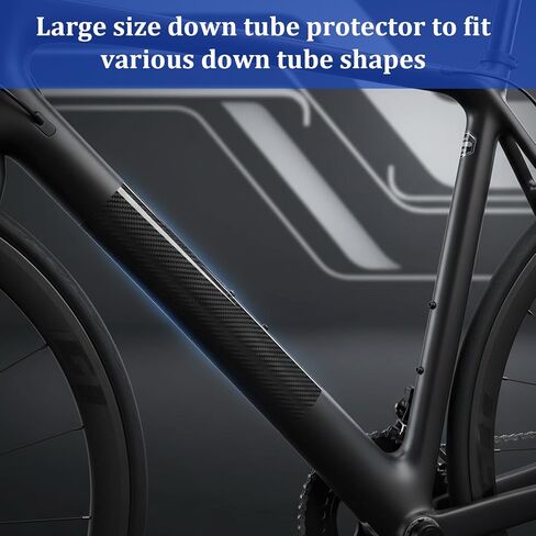 Bicycle Chainstay Protector Decal, Bike Frame Protection Tape Bike Chain Guard Tape Black Bicycle Chain Protector Sticker Bicycles Paint Protection Stickers Scratches and Impacts in Saudi Arabia