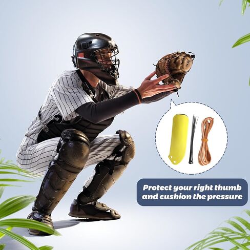 Catchers Thumb Guard for Baseball & Softball, Catchers Thumb Protector Shield Catching Training Glove Padding Hand Injury Prevention Accessory Impact Protection Reduce Sting in Saudi Arabia