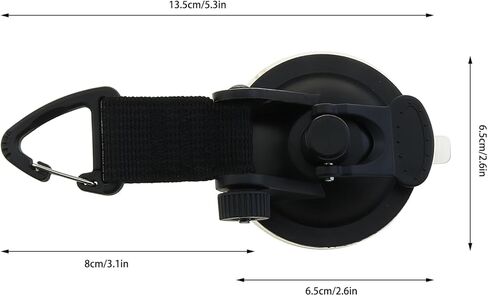 Heavy-Duty Car Camping Suction Cup Anchor, 4-Pack Strong Camping Tarp Accessories with Safety Hook in Saudi Arabia