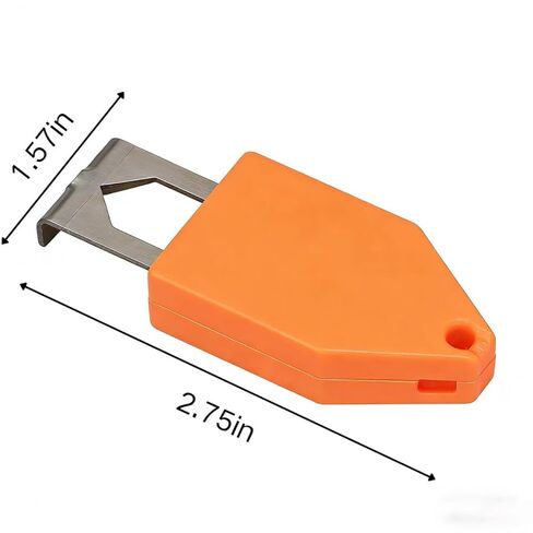 Rope Anchor Hook for Chalk Line, Portable Line Anchor Tool with One-Handed Operation, Instant Fixing Effortless Rope Anchoring, Marking Tool for Carpentry, Home Renovation, Roofing & Building (2 Pcs) in Saudi Arabia