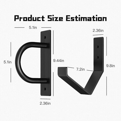 طقم مرساة حائط من حبل المعركة الفولاذي شديد التحمل مع خطاف تخزين، حبل للياقة البدنية يثبت على الحائط من 30 إلى 50 قدمًا من 1 بوصة إلى 2.5 بوصة من حبال المعركة in Kuwait