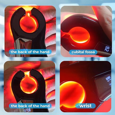 Vein Finder with 10 Markers,Vein Finder for iv Access,Vein Viewer with Digital Display, Portable and Suitable for All Skin Tones in Kuwait