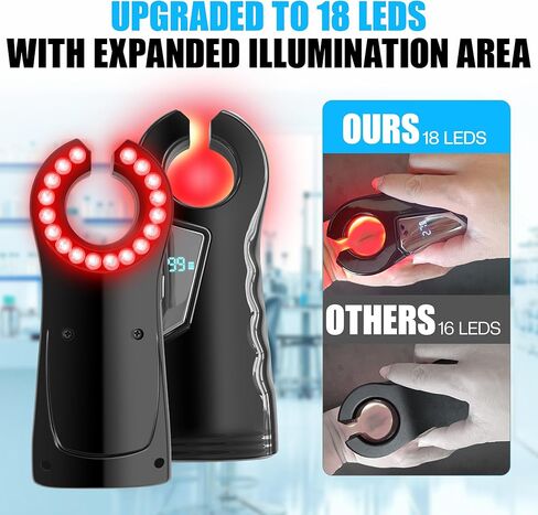 Vein Finder with 10 Markers,Vein Finder for iv Access,Vein Viewer with Digital Display, Portable and Suitable for All Skin Tones in Kuwait