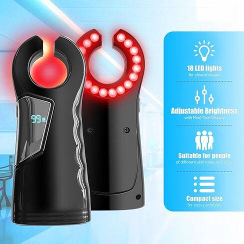 Vein Finder with 10 Markers,Vein Finder for iv Access,Vein Viewer with Digital Display, Portable and Suitable for All Skin Tones in Kuwait