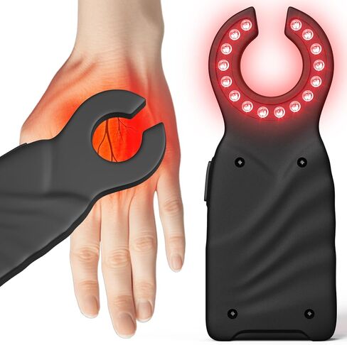 Rechargeable Vein Finder for IV Access, Handle LED Vein Viewer, for All Skin Types & Ages, Fast-Clear Vein Viewer for Nurse Clinics Homes Use in Kuwait