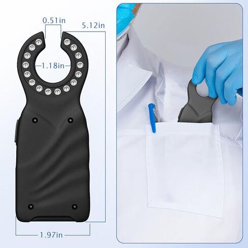 Rechargeable Vein Finder for IV Access, Handle LED Vein Viewer, for All Skin Types & Ages, Fast-Clear Vein Viewer for Nurse Clinics Homes Use in Kuwait