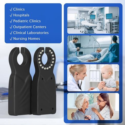 Rechargeable Vein Finder for IV Access, Handle LED Vein Viewer, for All Skin Types & Ages, Fast-Clear Vein Viewer for Nurse Clinics Homes Use in Kuwait