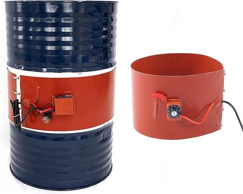 Silicone Heater Pad Drum Electric Heat Wrap Hot Heating Pad Metal Drum Heater 110V Pail Heating Band for 55 Gal Barrel (Size : 1740x250mm) in Saudi Arabia
